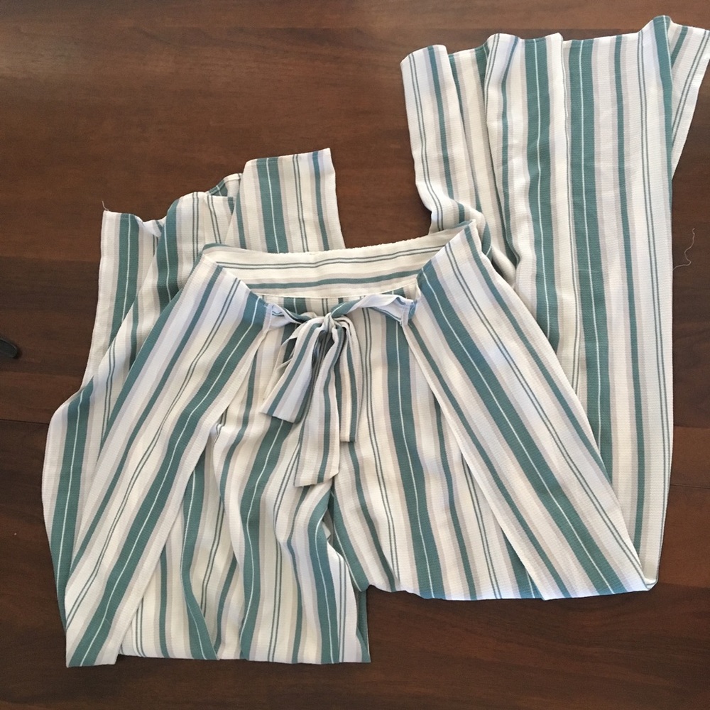 Striped Slitted Pants (rue21)